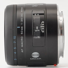 画像をギャラリービューアに読み込む, ミノルタ Minolta AF Macro 50mm F3.5 ソニーAマウント用