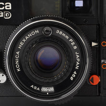 画像をギャラリービューアに読み込む, コニカ Konica C35 EF D / Hexanon 38mm F2.8