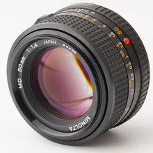 画像をギャラリービューアに読み込む, ミノルタ Minolta MD 50mm F1.4 MDマウント
