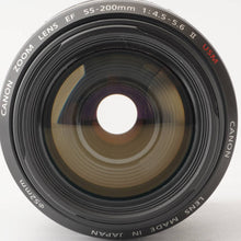 画像をギャラリービューアに読み込む, キヤノン Canon EF 55-200mm F4.5-5.6 II USM