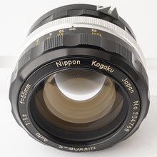 Load image into Gallery viewer, Nikon Non Ai NIKKOR-S Auto 55mm f/1.2 F Mount