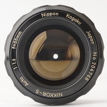 Load image into Gallery viewer, Nikon Non Ai NIKKOR-S Auto 55mm f/1.2 F Mount