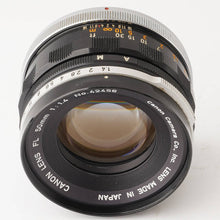 画像をギャラリービューアに読み込む, キヤノン Canon FL 50mm F1.4