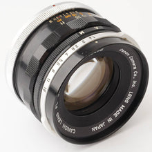 画像をギャラリービューアに読み込む, キヤノン Canon FL 50mm F1.4