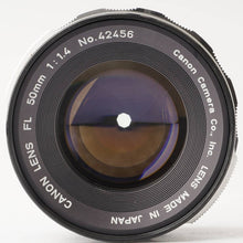 画像をギャラリービューアに読み込む, キヤノン Canon FL 50mm F1.4