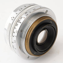 画像をギャラリービューアに読み込む, キヤノン Canon 28mm F2.8 L39 マウント