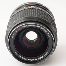 画像をギャラリービューアに読み込む, コニカ Konica UC Hexanon AR 28mm F1.8