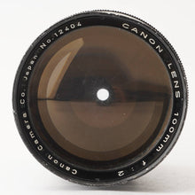 画像をギャラリービューアに読み込む, キヤノン Canon 100mm F2 ライカ L39 マウント