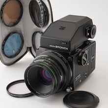 画像をギャラリービューアに読み込む, ブロニカ Zenza Bronica ETRS / ZENZANON EII 75mm F2.8 AE II プリズムファインダー
