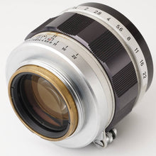 画像をギャラリービューアに読み込む, キヤノン Canon 50mm F1.4 ライカ L39マウント