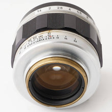 画像をギャラリービューアに読み込む, キヤノン Canon 50mm F1.4 ライカ L39マウント