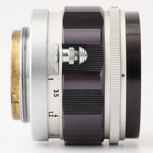 画像をギャラリービューアに読み込む, キヤノン Canon 50mm F1.4 ライカ L39マウント