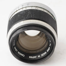 画像をギャラリービューアに読み込む, キヤノン Canon 50mm F1.8 ライカ L39 マウント