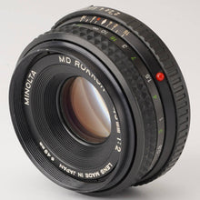 画像をギャラリービューアに読み込む, ミノルタ Minolta MD Rokkor 45mm F2