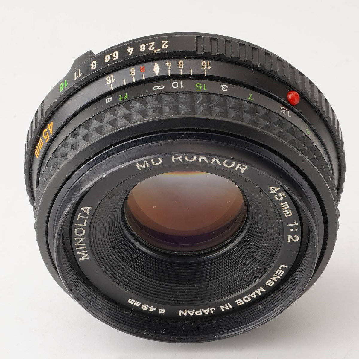 ミノルタ Minolta MD Rokkor 45mm F2 – Natural Camera / ナチュラルカメラ