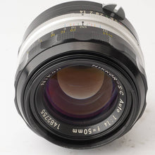 Load image into Gallery viewer, Nikon NIKKOR-S.C Auto 50mm f/1.4