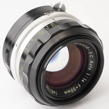 Load image into Gallery viewer, Nikon NIKKOR-S.C Auto 50mm f/1.4