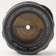 画像をギャラリービューアに読み込む, ペンタックス Pentax Asahi スーパー タクマー Super Takumar 55mm F1.8 M42マウント 前期型