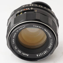 画像をギャラリービューアに読み込む, ペンタックス Pentax Asahi スーパー タクマー Super Takumar 55mm F1.8 M42マウント