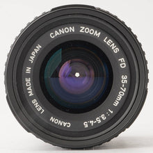 画像をギャラリービューアに読み込む, キヤノン Canon Zoom New FD 35-70mm F3.5-4.5
