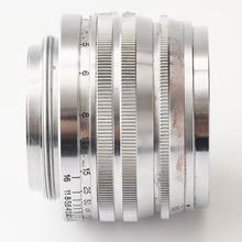 画像をギャラリービューアに読み込む, キヤノン Canon 50mm F1.5 ライカ L39 マウント