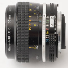 Load image into Gallery viewer, Nikon Ai Micro NIKKOR 55mm f/3.5 F Mount