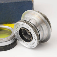 画像をギャラリービューアに読み込む, ツァイス Zeiss E Krauss Paris Tessar 4cm 40mm F4.5-16 ライカ L39 マウント
