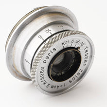 画像をギャラリービューアに読み込む, ツァイス Zeiss E Krauss Paris Tessar 4cm 40mm F4.5-16 ライカ L39 マウント