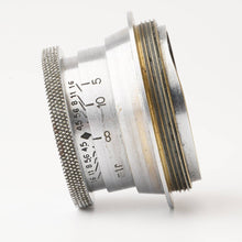 画像をギャラリービューアに読み込む, ツァイス Zeiss E Krauss Paris Tessar 4cm 40mm F4.5-16 ライカ L39 マウント