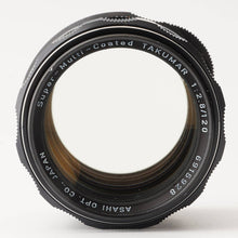 画像をギャラリービューアに読み込む, ペンタックス Pentax Super Multi Coated SMC TAKUMAR 120mm F2.8 M42マウント