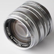 画像をギャラリービューアに読み込む, キヤノン Canon 50mm F1.8 ライカ L39 マウント