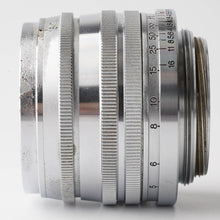 画像をギャラリービューアに読み込む, キヤノン Canon 50mm F1.8 ライカ L39 マウント