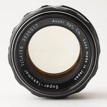 画像をギャラリービューアに読み込む, ペンタックス Pentax Asahi スーパータクマー Super Takumar 50mm F1.4 M42マウント