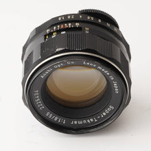 画像をギャラリービューアに読み込む, ペンタックス Pentax Asahi スーパータクマー Super Takumar 55mm F1.8 M42 マウント