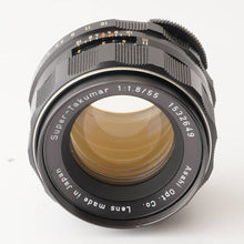 画像をギャラリービューアに読み込む, ペンタックス Pentax Asahi スーパータクマー Super Takumar 55mm F1.8 M42マウント