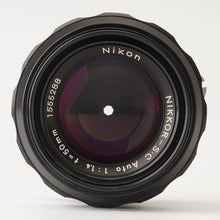 Load image into Gallery viewer, Nikon NIKKOR-S.C Auto 50mm f/1.4