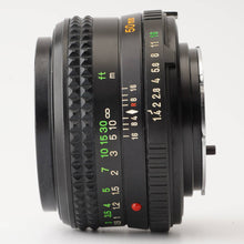 画像をギャラリービューアに読み込む, ミノルタ Minolta MD Rokkor 50mm F1.4