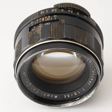 画像をギャラリービューアに読み込む, ペンタックス Pentax Asahi スーパータクマー Super Takumar 55mm F1.8 前期 M42マウント