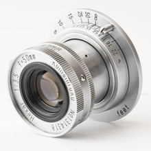 画像をギャラリービューアに読み込む, 小西六 Konishiroku Hexar 50mm F3.5 沈胴 ライカ L39マウント