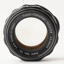 画像をギャラリービューアに読み込む, Pentax Asahi スーパータクマー Super Takumar 50mm f/1.4 M42マウント