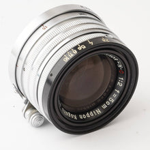 Load image into Gallery viewer, Nikon Nippon Kogaku Japan NIKKOR-H C Auto 50mm f/2