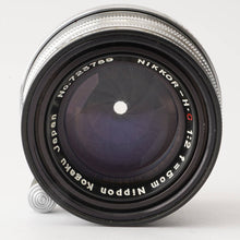 Load image into Gallery viewer, Nikon Nippon Kogaku Japan NIKKOR-H C Auto 50mm f/2