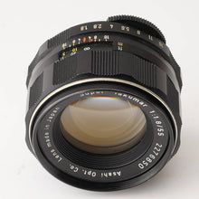 画像をギャラリービューアに読み込む, ペンタックス Pentax Asahi スーパータクマー Super Takumar 55mm F1.8 M42マウント