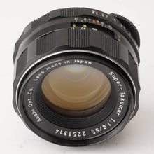 画像をギャラリービューアに読み込む, ペンタックス Pentax Asahi スーパータクマー Super Takumar 55mm F1.8 M42マウント