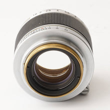 画像をギャラリービューアに読み込む, キヤノン Canon 50mm F1.8 ライカ L39 マウント