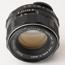 画像をギャラリービューアに読み込む, ペンタックス Pentax Asahi スーパータクマー Super Takumar 55mm F1.8 M42マウント