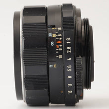 画像をギャラリービューアに読み込む, ペンタックス Pentax Asahi スーパータクマー Super Takumar 55mm F1.8 M42マウント