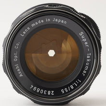 画像をギャラリービューアに読み込む, ペンタックス Pentax Asahi スーパータクマー Super Takumar 55mm F1.8 M42マウント