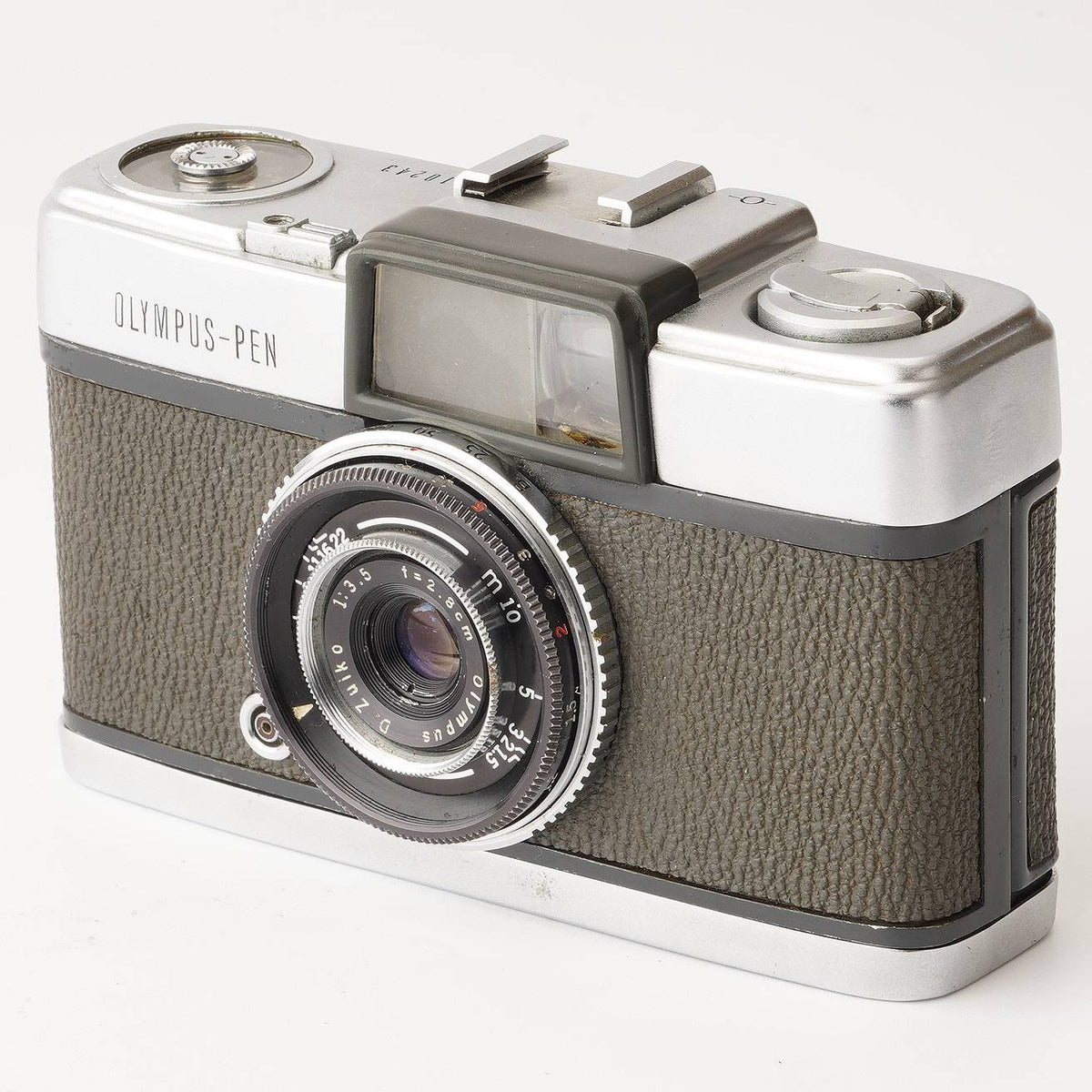 ★希少！ 片耳PEN 最初期型 三光商事製★ オリンパスPEN D.Zuiko 三光ペン オリンパス Olympus PEN 初期型 片耳 / D.Zuiko 2.8cm