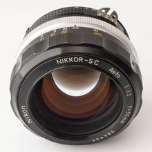 Load image into Gallery viewer, Nikon Ai Converted NIKKOR-S.C Auto 55mm f/1.2